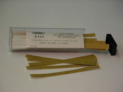 Taber® Schmirgelstreifen, Sandpaper strips