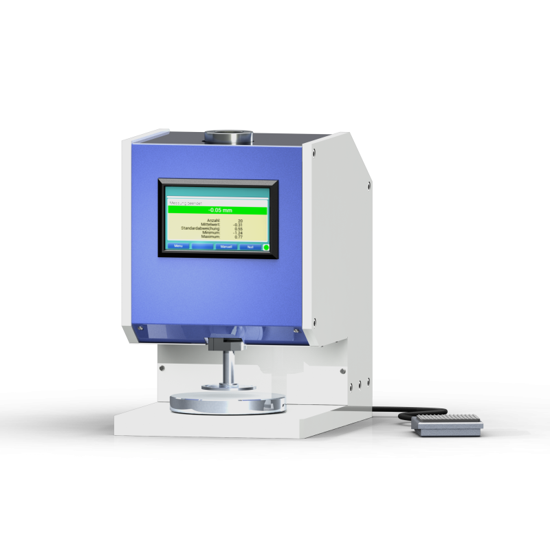 Dickenmesser mit intuitiver Touchpad Bedienung