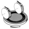 Single Taber® Abraser Abriebprüfgerät